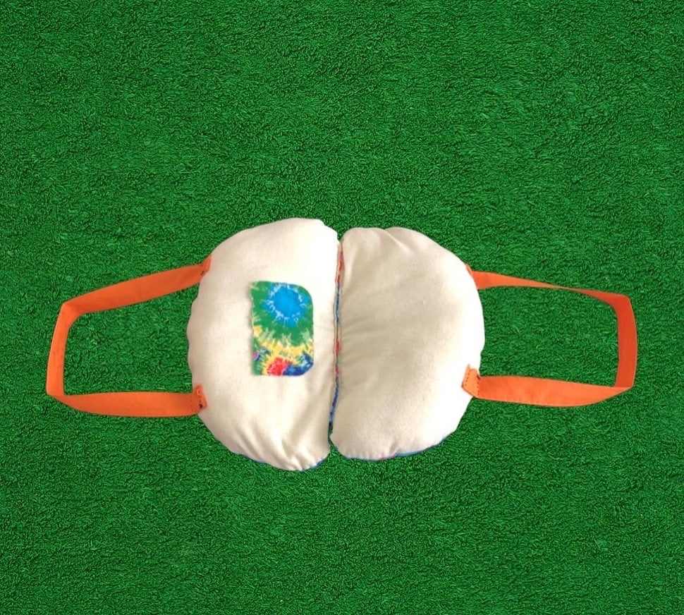 Bean Wavy Pillow Bag
